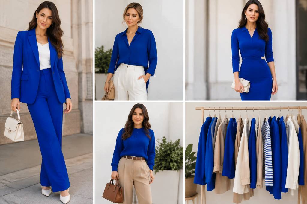 Quelle couleur va avec le bleu roi vêtement ? idées de looks élégants et tendance
